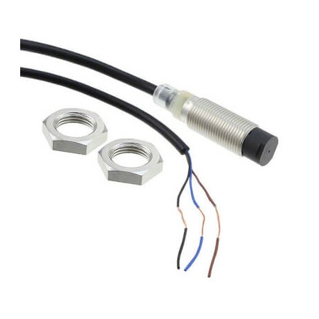OMRON E2B-M12KN05-WP-B2 2M E2B-M12KN05-WP-B2 2M E2B 2122R E2BM12KN05WPB22MOMI OMRON Inductive M12 enr 5mm 3h PNP NC Cable 2m Lite